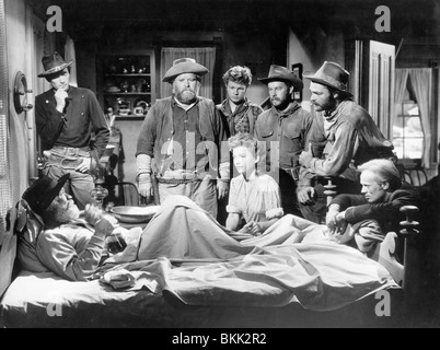 GELBEN HIMMEL (1948) JAMES BARTON, GREGORY PECK, CHARLES KEMPER, ANNE BAXTER, ROBERT ARTHUR, HENRY MORGAN, JOHN RUSSELL, RICHARD Stockfoto