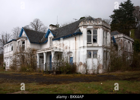 Die verlassenen ehemalige Finnartmore Rekonvaleszenten Home Kilmun Argyll Stockfoto