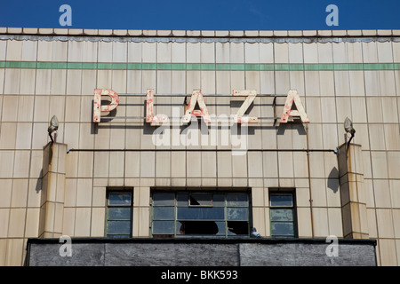 Verlassenen Kino in Port Talbot, Wales Stockfoto