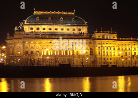 Nationaltheater (Národní Divadlo), Prag, Tschechische Republik Stockfoto