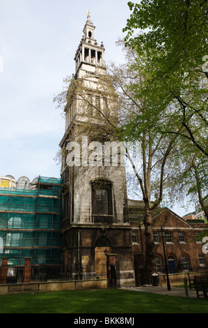 Christus Kirche Greyfriars Kirche, in der Nähe von St. Pauls Cathedral in der City of London. Stockfoto