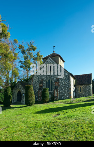 St.-Nikolaus Kirche in Hedsor in der Nähe von Bourne End in Buckinghamshire, Großbritannien Stockfoto