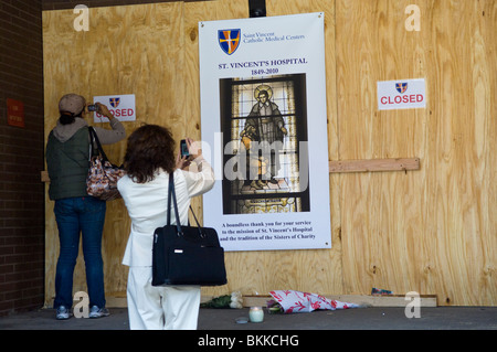 St. Vincent Catholic Medical Center in Greenwich Village in New York Stockfoto