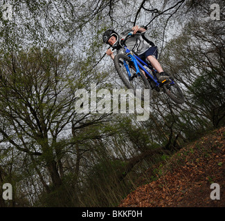 Freeride Dirtbike Pullover. Stockfoto