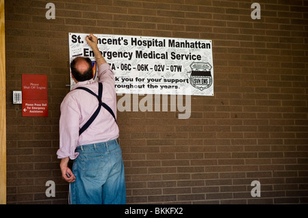 St. Vincent Catholic Medical Center in Greenwich Village in New York Stockfoto