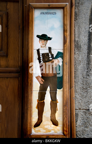 Salamanca Madrid Spanien Bar Pub Cafe Restaurant Fliese Fliesen Stockfoto