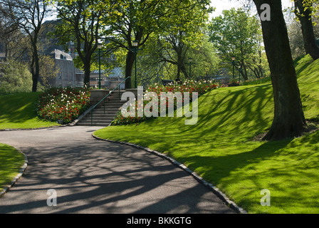 Union Terrace Gardens im Frühling, Aberdeen, Schottland Stockfoto