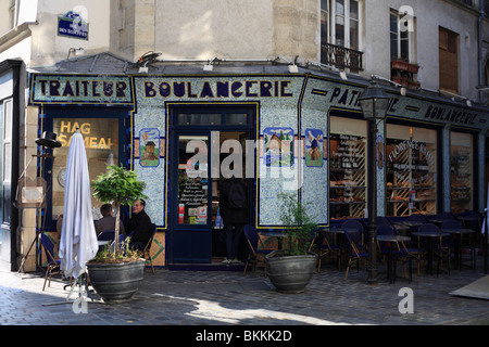 Jüdischen Konditorei in der Marais-Region von Paris Frankreich Stockfoto