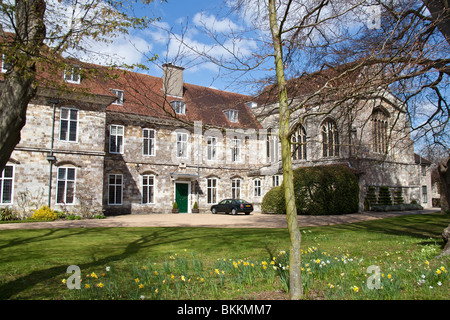 Bishops House, The West Wing von Wolvesey Castle, Winchester, Hampshire, England. Stockfoto