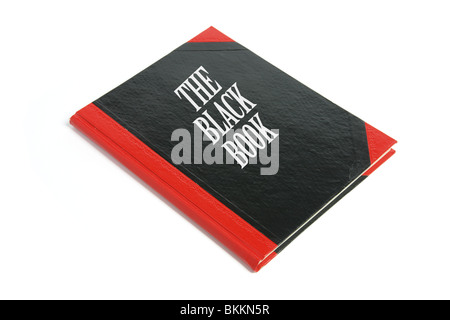 Black Book Stockfoto