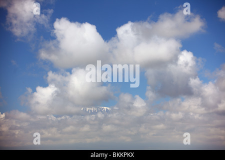 Kenia, Osten, Afrika, Landschaft, entlang der Straße C102, den Kilimandscharo Stockfoto