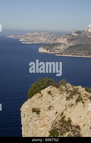 Rockies Einlass Marseille Cassis Meer Mittelmeer Provence Frankreich-Küste Stockfoto