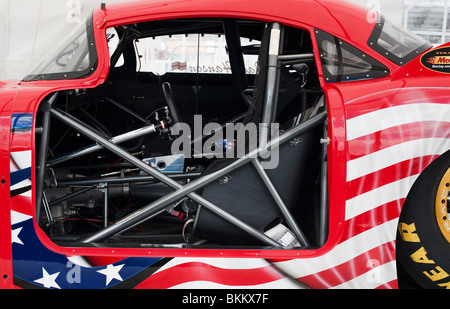 Ian hanson Chevrolet Corvette drag Auto in Santa Pod Raceway, England Stockfoto