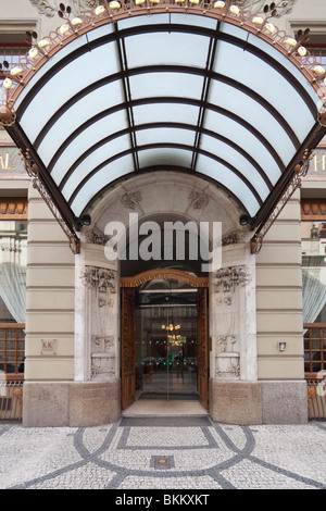 Jugendstil Hotel Central, Prag, Tschechische Republik Stockfoto