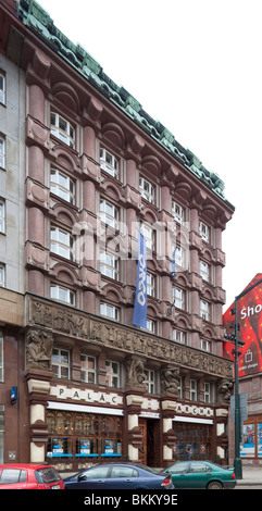 Ehemalige Legio Bankgebäude, Prag, Tschechische Republik Stockfoto