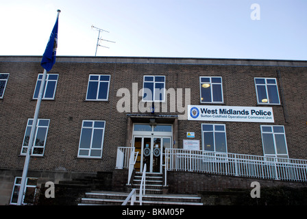 Fassade der Polizeiwache West Midlands, UK. Stockfoto