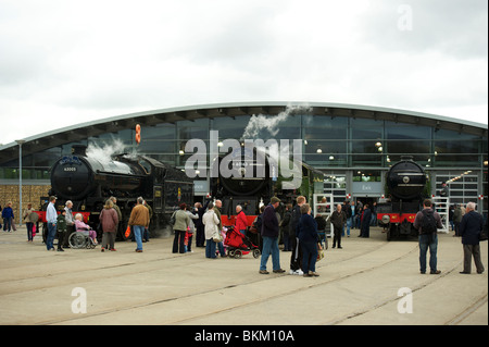 Dampfmaschinen Sie in Shildon national Railway Museum Durham UK Stockfoto