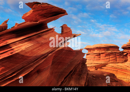 Dramatische Felsformationen im Vermilion Cliffs National Monument, Arizona Stockfoto