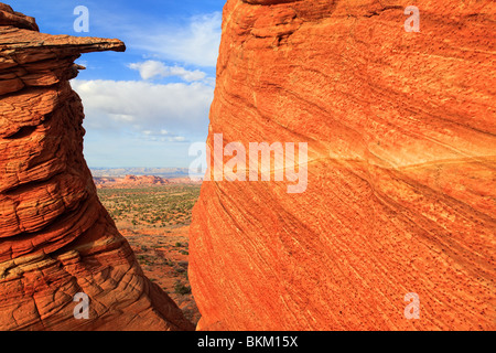 Rock-Fenster in das Vermilion Cliffs National Monument Stockfoto