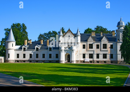 Schloss Alatskivi in Estland. Architektur von Alatskivi Burg war das Gehirn des Kindes Baron Arved von Nolcken. Stockfoto