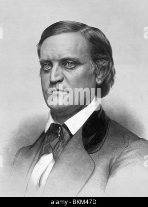 Vintage Porträt print c1860 von John C Breckinridge (1821-1875) - 14. und jüngste je US-Vizepräsident (1857-1861). Stockfoto