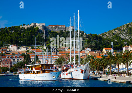 Insel Hvar, Hvar Stadt, Kroatien Stockfoto