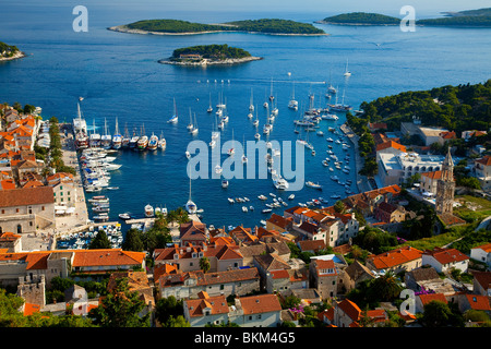 Insel Hvar, Hvar Stadt, Kroatien Stockfoto