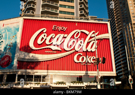 Kultigen Coca Cola Schild, Kings Cross, Sydney, Australien Stockfoto