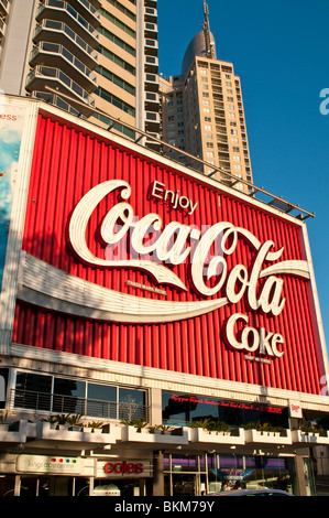Kultigen Coca Cola Schild, Kings Cross, Sydney, Australien Stockfoto