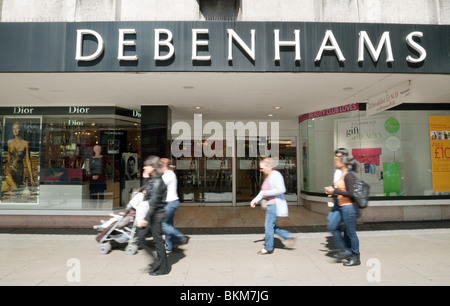 Kaufhaus Debenhams, Oxford Street, London, UK Stockfoto