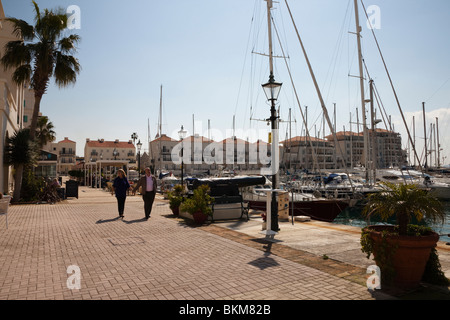 Queensway Quay Marina, Gibraltar Stockfoto