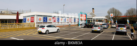 Frankley Motorway Services, betrieben von MOTO, auf der Autobahn M5 (in der Nähe der Anschlussstelle 3), in Richtung Norden. UK. Stockfoto