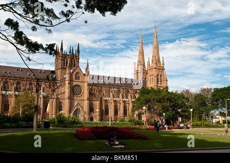 Str. Marys Kathedrale, Sydney, Australien Stockfoto