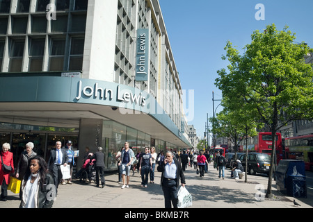 John Lewis Department Store Oxford Street, London UK Stockfoto