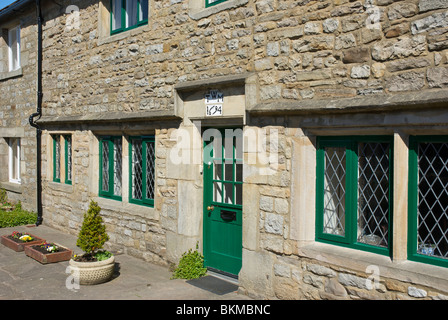 Ferienhaus im Dorf Low Bentham, North Yorkshire, England UK Stockfoto