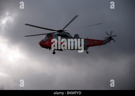 Königliche Marine Suche & Rettung Sea King MK5 Hubschrauber Stockfoto