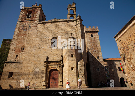 Convento de San Pablo de El Centro Histórico monumental de Cáceres Extremadura España Kloster San Pablo historischen Zentrum Spaniens Stockfoto