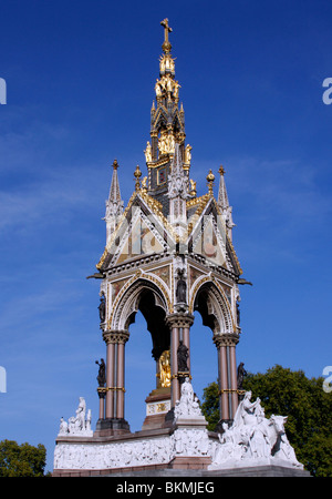 Der Prinzgemahl National Memorial im Londoner Hyde Park auch bekannt als The Albert Memorial Stockfoto