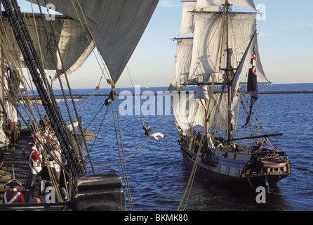 SCHMIERFILMBILDUNG O/S "PIRATES OF THE CARIBBEAN: THE CURSE OF THE BLACK PEARL" (2003) CREDIT DISNEY PIRC 001-F06 Stockfoto