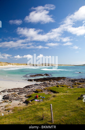 Schottland, Argyll & Bute, Inneren Hebriden, Tiree Strand bekannt als The Maze Stockfoto