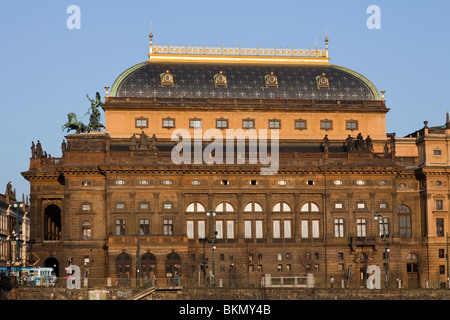 Nationaltheater (Národní Divadlo), Prag, Tschechische Republik Stockfoto