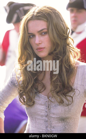 PIRATES OF THE CARIBBEAN: FLUCH DER SCHWARZEN PERLE (2003) KEIRA KNIGHTLEY CREDIT DISNEY PIC 001-19 Stockfoto