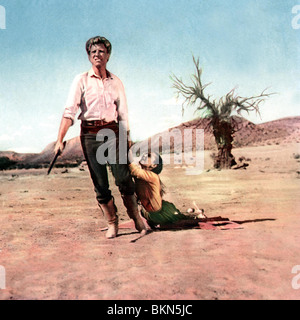 DIE UNFORGIVEN (1960) BURT LANCASTER, AUDREY HEPBURN UNF 002 FOH Stockfoto