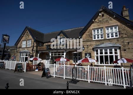 Der Bahnhof Pub Buxton Derbyshire England UK Stockfoto