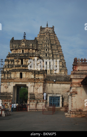 Virupaksha Tempel in Hampi Indien Stockfoto