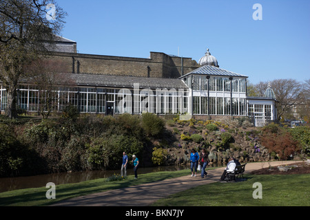 die Pavillon-Gärten Buxton Derbyshire England UK Stockfoto