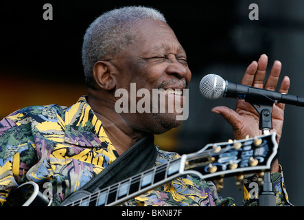 BB King führt bei Bonnaroo. Stockfoto