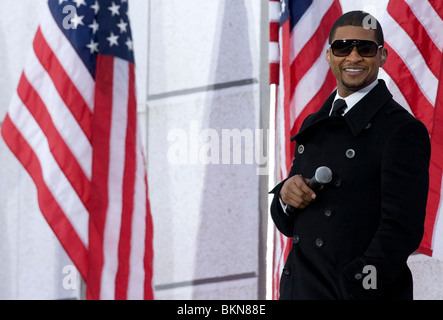 Usher tritt an das, was wir sind ein Konzert. Stockfoto