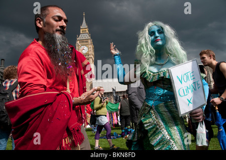 Mayday Kernschmelze Gewerkschaft März in London 2010 Stockfoto