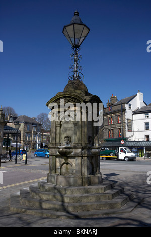 Samuel Turner Memorial Lampe Crescent Buxton Derbyshire England UK Stockfoto